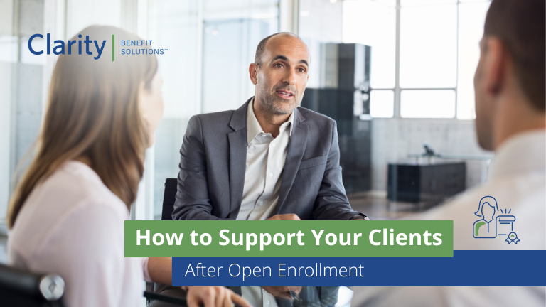 clients being supported after open enrollment